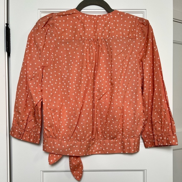 Madewell Wrap Top in Star Scatter (Small) - Picture 4 of 5